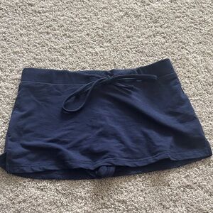 Edikted Navy Mini Skirt